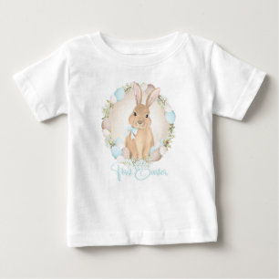 Eerste Pasen Waterverf Schattige Bunny Boy