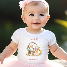 Eerste Pasgeborsteld babymeisje Baby T-Shirt