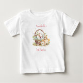 Eerste Pasgeborsteld babymeisje Baby T-Shirt (Voorkant)