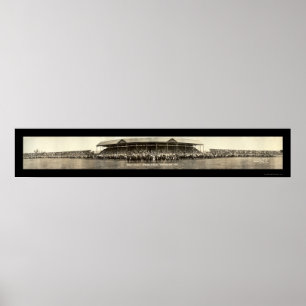 Eerste Pendleton Rodeo Foto 1911 Poster