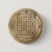 Eerste Pentacle van de Button van Saturnus (Voorkant)