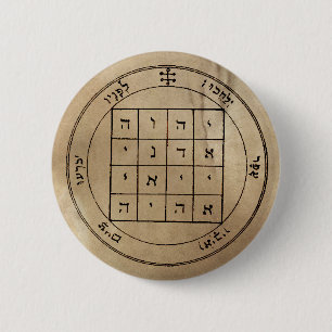 Eerste Pentacle van de Button van Saturnus