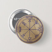 Eerste Pentacle van Jupiter Ronde Button 5,7 Cm (Voorkant /achterkant)