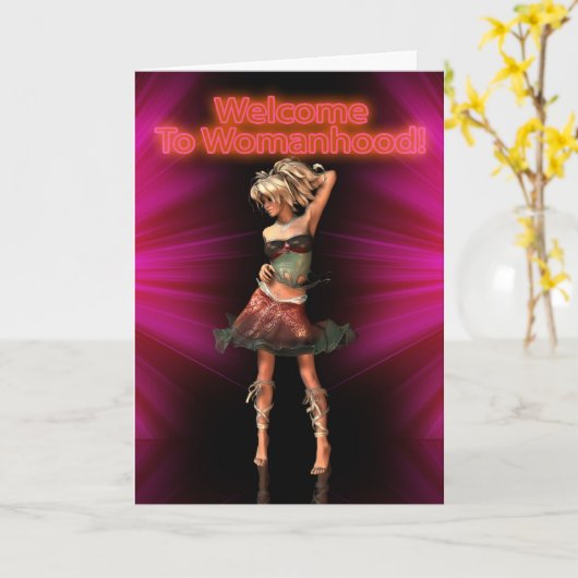 Eerste periode, 1e periode, vrouwelijkheid kaart (Gele Bloem)