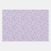 Eerste Periode Partij Licht Paarse Tampon Pad Patr Inpakpapier Vel (Voorkant 2)