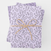 Eerste Periode Partij Licht Paarse Tampon Pad Patr Inpakpapier Vel (In situ)