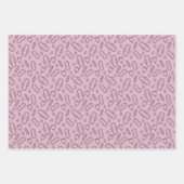 Eerste Periode Partij Pastel Roze Tampon Pad Patro Inpakpapier Vel (Voorkant 3)
