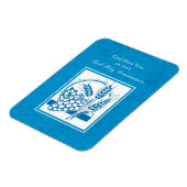 Eerste persbericht, tarwe, druiven blauw magneet (Linkerzijde)