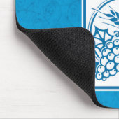 Eerste persbericht, tarwe, druiven blauw muismat (Hoek)