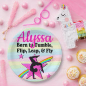 EERSTE PLAATS GYMNASTIEK KONINGIN PAPIEREN BORDJE (Feest)