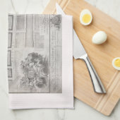 Eerste plan van New Town, Edinburgh 1767 Theedoek (Quarter Fold)