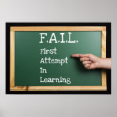 Eerste poging tot leren (Poster) Poster (Voorkant)