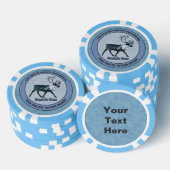 Eerste Polair Airlift Squadron Poker Chips (Opstapeling)