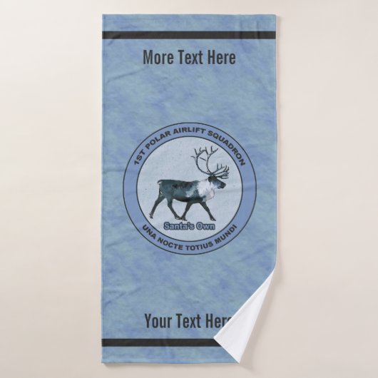 Eerste Polar Airlift Sqdn - Ondergedompeld Bad Handdoek (Badhanddoek)