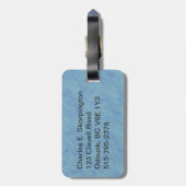 Eerste Polar Airlift Sqdn - Ondergedompeld Bagagelabel (Achterkant verticaal)