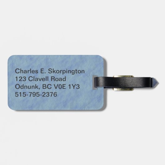 Eerste Polar Airlift Sqdn - Ondergedompeld Bagagelabel (Achterkant horizontaal)