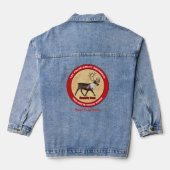 Eerste Polar Airlift Sqdn - Ondergedompeld Denim Jacket (Achterkant)