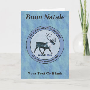 Eerste Polar Airlift Sqdn - Ondergedompeld Feestdagen Kaart