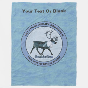 Eerste Polar Airlift Sqdn - Ondergedompeld Fleece Deken