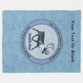 Eerste Polar Airlift Sqdn - Ondergedompeld Fleece Deken (Voorkant (Horizontaal))