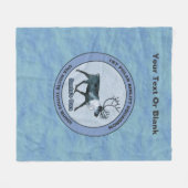 Eerste Polar Airlift Sqdn - Ondergedompeld Fleece Deken (Voorkant (Horizontaal))