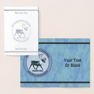 Eerste Polar Airlift Sqdn - Ondergedompeld Folie Kaarten