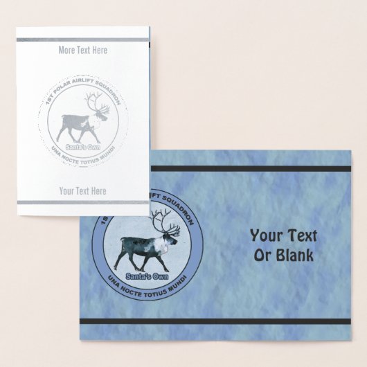 Eerste Polar Airlift Sqdn - Ondergedompeld Folie Kaarten (Display)