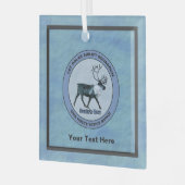 Eerste Polar Airlift Sqdn - Ondergedompeld Glas Ornament (Voorkant links)