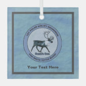 Eerste Polar Airlift Sqdn - Ondergedompeld Glas Ornament (Voorkant)