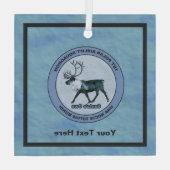 Eerste Polar Airlift Sqdn - Ondergedompeld Glas Ornament (Achterkant)