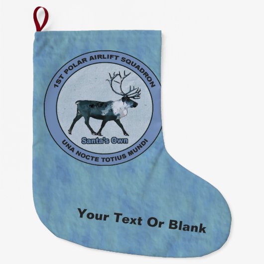 Eerste Polar Airlift Sqdn - Ondergedompeld Grote Kerstsok (Voorkant)