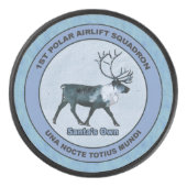 Eerste Polar Airlift Sqdn - Ondergedompeld Hockey Puck (Voorkant)
