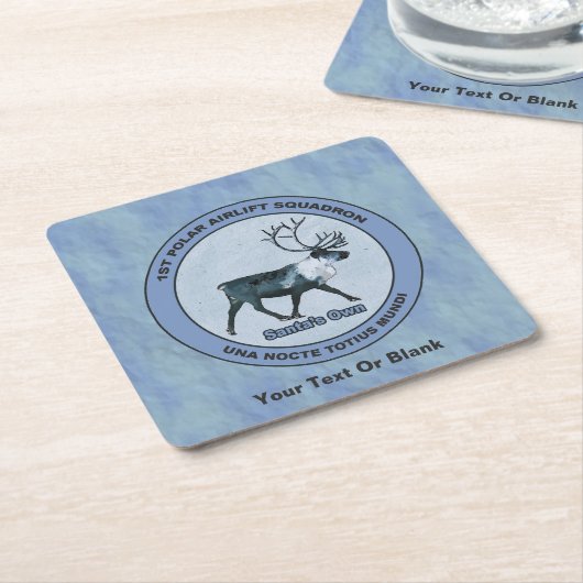 Eerste Polar Airlift Sqdn - Ondergedompeld Kartonnen Onderzetters (Schuin)