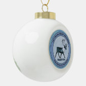 Eerste Polar Airlift Sqdn - Ondergedompeld Keramische Bal Ornament (Links)