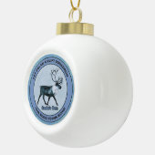 Eerste Polar Airlift Sqdn - Ondergedompeld Keramische Bal Ornament (Rechts)