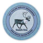 Eerste Polar Airlift Sqdn - Ondergedompeld Keramische Knop (Voorkant)