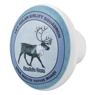 Eerste Polar Airlift Sqdn - Ondergedompeld Keramische Knop
