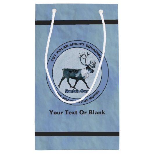 Eerste Polar Airlift Sqdn - Ondergedompeld Klein Cadeauzakje (Achterkant)