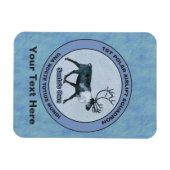 Eerste Polar Airlift Sqdn - Ondergedompeld Magneet (Horizontaal)