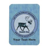 Eerste Polar Airlift Sqdn - Ondergedompeld Magneet (Verticaal)