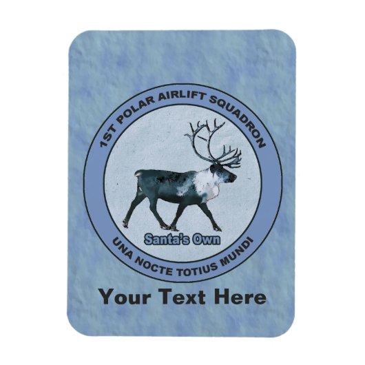 Eerste Polar Airlift Sqdn - Ondergedompeld Magneet (Verticaal)