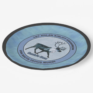 Eerste Polar Airlift Sqdn - Ondergedompeld Papieren Bordje