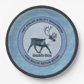 Eerste Polar Airlift Sqdn - Ondergedompeld Papieren Bordje (Voorkant)