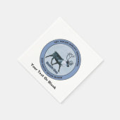 Eerste Polar Airlift Sqdn - Ondergedompeld Servetten (Hoek)