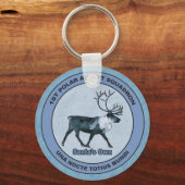 Eerste Polar Airlift Sqdn - Ondergedompeld Sleutelhanger (Voorkant)