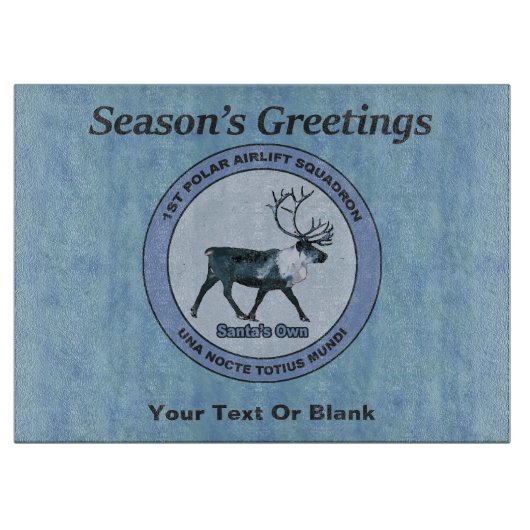 Eerste Polar Airlift Sqdn - Ondergedompeld Snijplank (Voorkant)