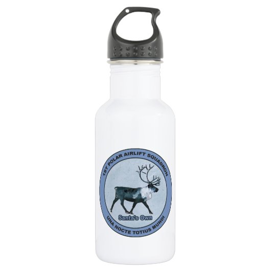 Eerste Polar Airlift Sqdn - Ondergedompeld Waterfles (Voorkant)