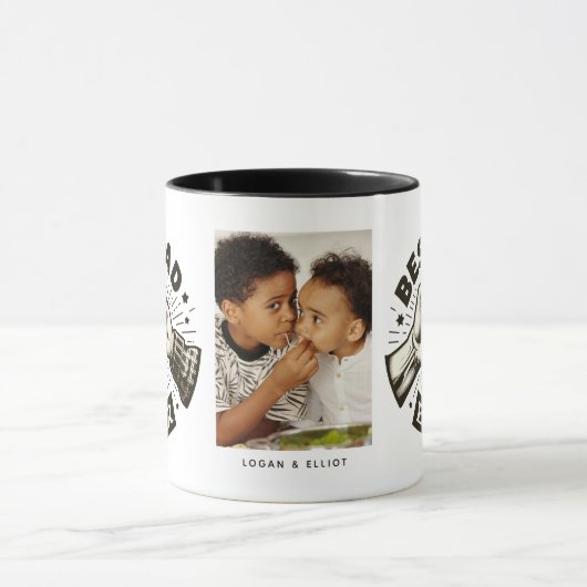 Eerste pomp beste vader ooit gepersonaliseerde fot mok (Midden)