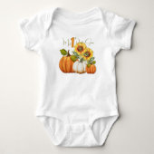Eerste pompoenseizoen Baby Romper (Voorkant)
