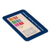 Eerste postzegels in Israël Magneet (Rechterzijde)